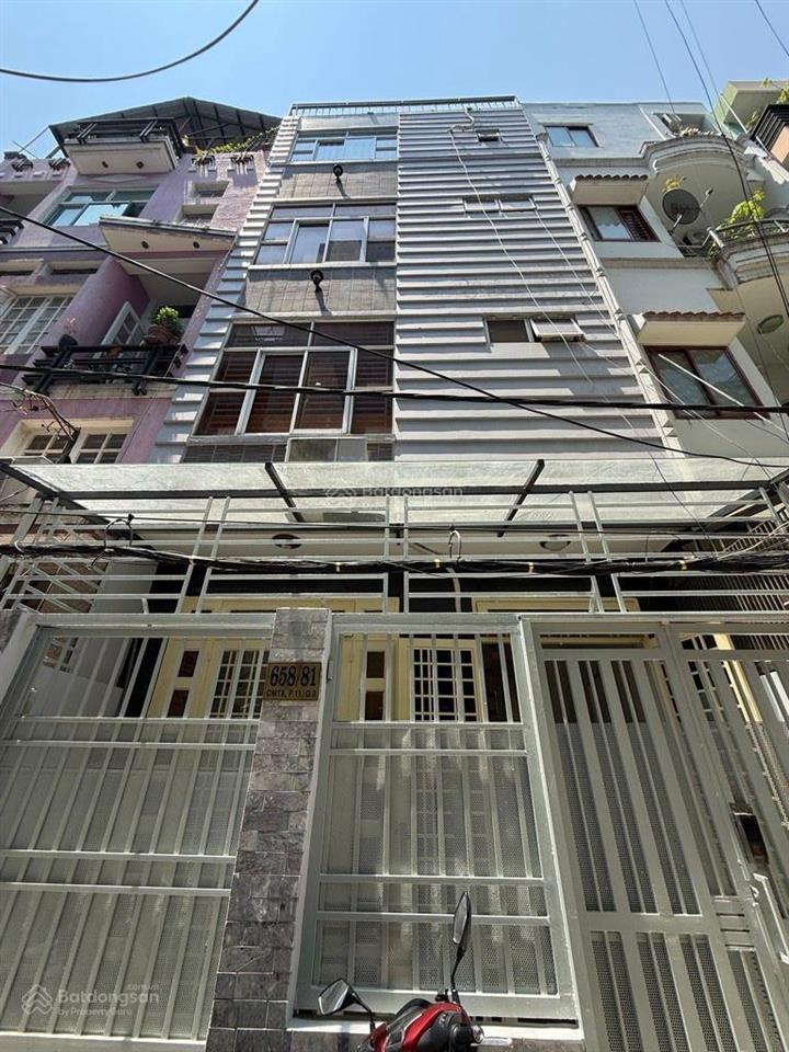 Bán chdv cách mạng tháng 8, quận 3, 4 tầng, 6 phòng, 5,3x10, thu nhập 24 triệu/tháng, giá 9,5 tỷ