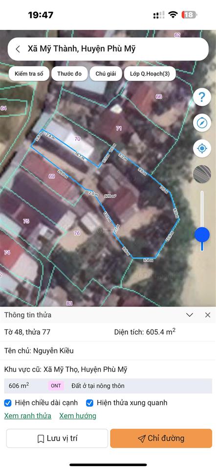 Trực diện biển mỹ thọ, phù mỹ. 700m² sổ thổ cư giá tốt