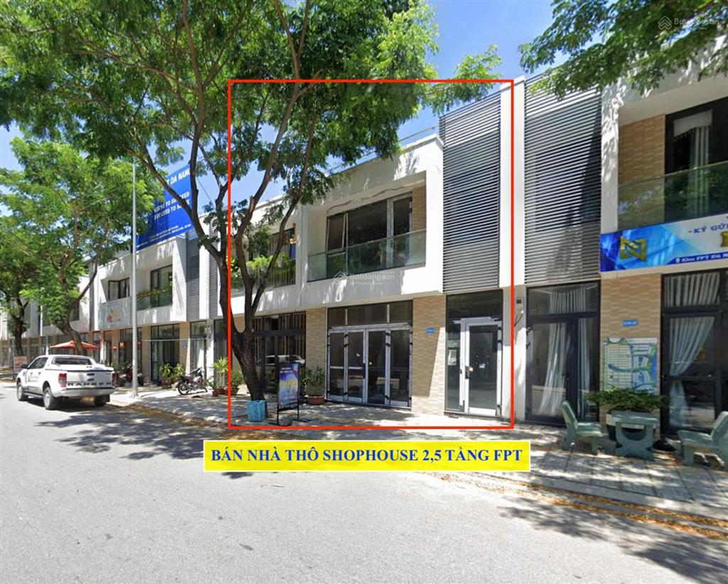 Hạ giá bán nhanh! nhà thô 2,5 tầng trục chính shophouse fpt, 6,3 tỷ