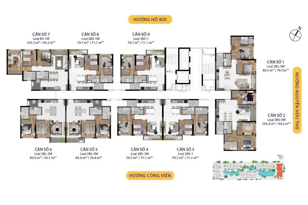 Bán căn hộ 2pn, 2wc tại celesta rise, 6,15 tỷ, 85m2, giá cực chất