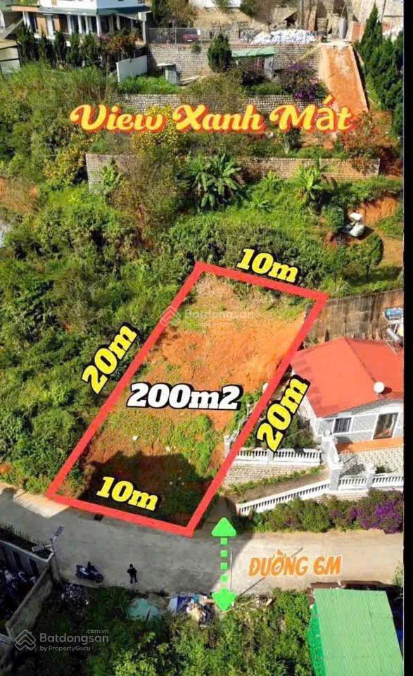 Đất biệt thự đường khe sanh, diện tích 200m2 srxd, view rừng thông đẹp. đường ô tô. giá 6,5 tỷ