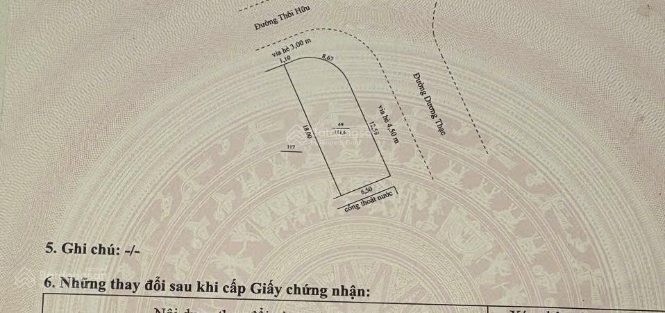 Nắm chính chủ bán góc 2mt dương thạc thôi hữu giá chỉ 15,6 tỷ lvcc