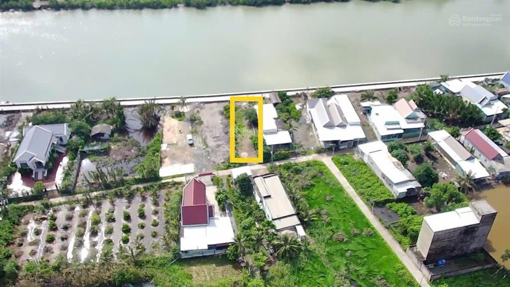 Bán đất hẻm xe hơi đường an thới đông mặt tiền sông an nghĩa 333m giá 4.3 tỷ