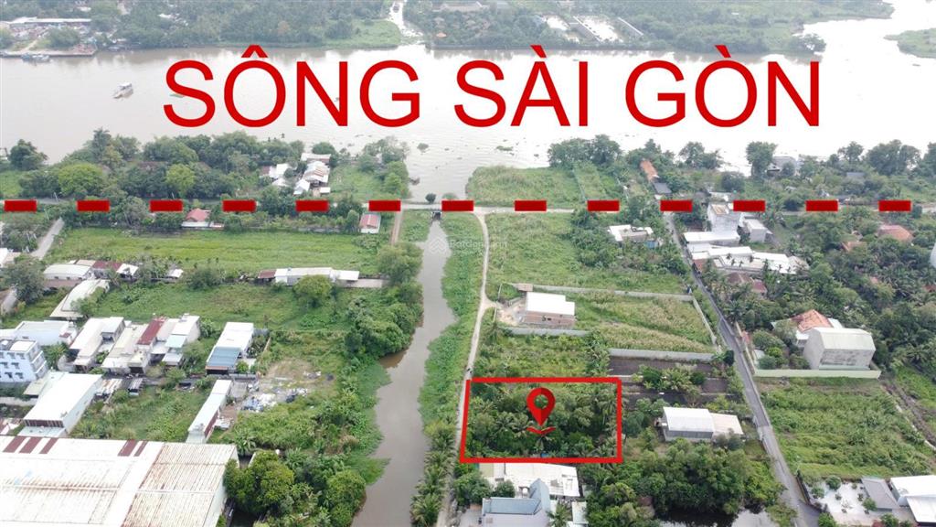 Đất mặt tiền kênh thi đua xã bình mỹ, đường thông ra sông sài gòn 454m2 giá tốt
