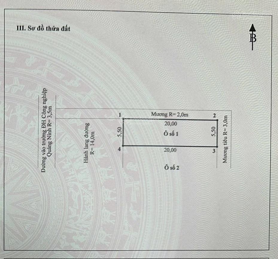 Lô đất siêu đẹp thông từ ql 18 đến đại học công nghiệp quảng ninh nay thuộc phường mạo khê