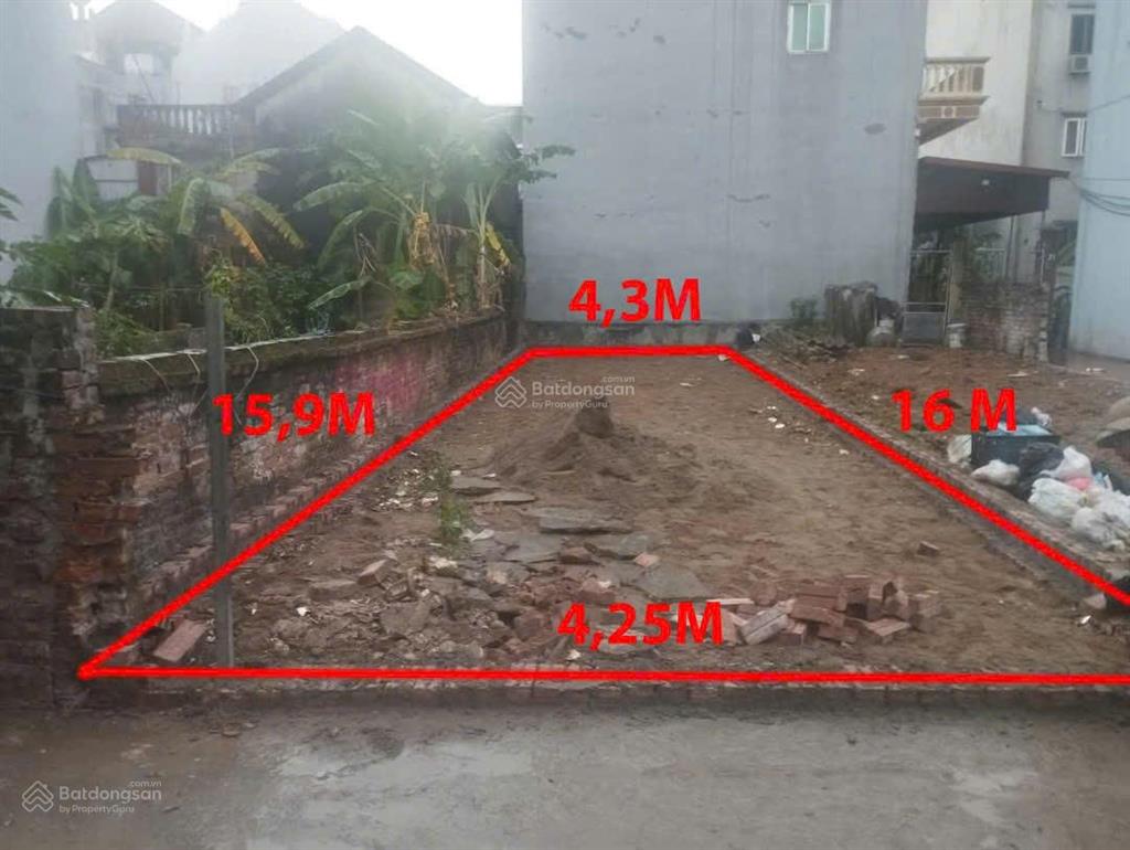 Bán đất thôn đoài nam hồng, ngõ thông ô tô tránh nhau 69m giá 5,5 tỷ