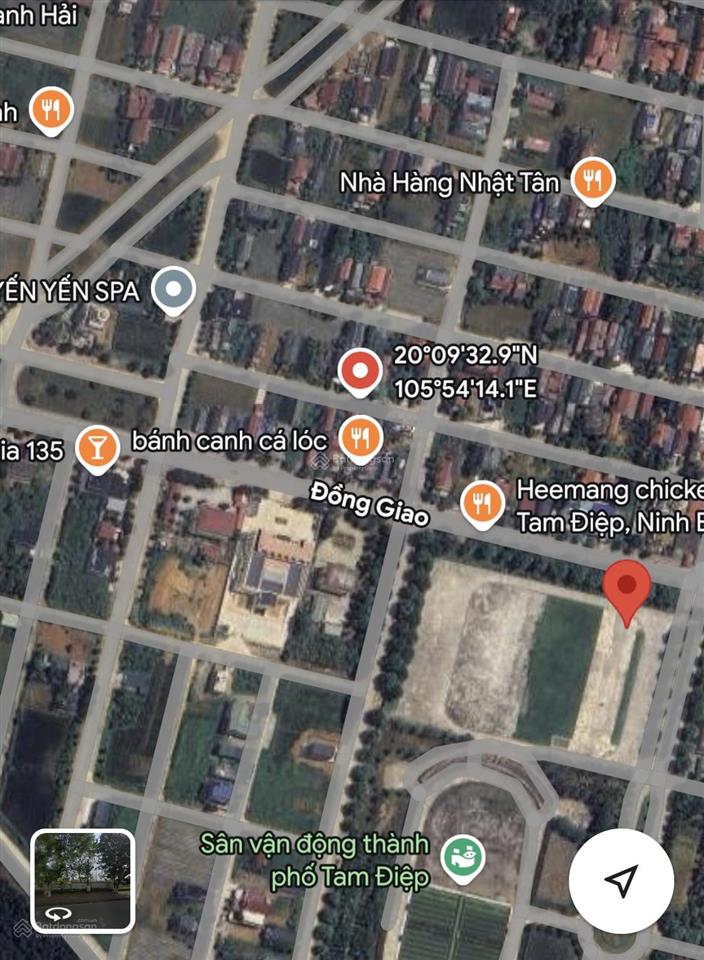 Bán đất mặt đường lê lợi phường tam điệp tp ninh bình. dt 100m2 (mt 5m). giá 2.9tỷ. 0943 085 ***