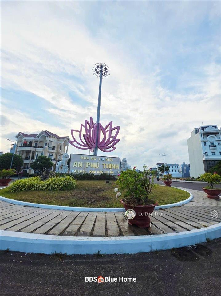 Bán lô biệt thự khu đô thị b3 an phú thịnh quy nhơn, mặt tiền đường đỗ nhuận gần yong san, dt 229m2