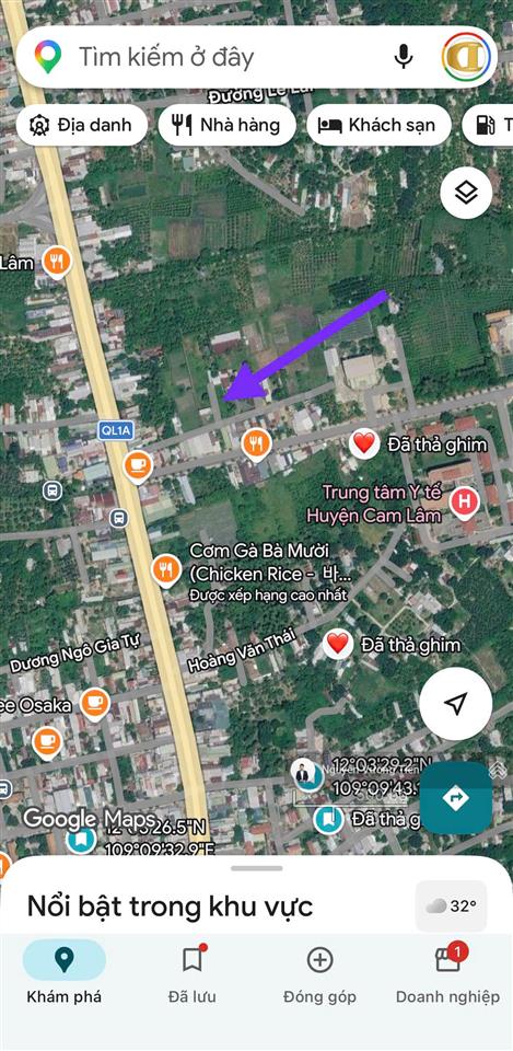 103m² đất cam đức thổ cư odt sát ql1 chỉ 70m giá 1,2 tỷ kdc hiện hữu, quy hoạch d/a vinhomes