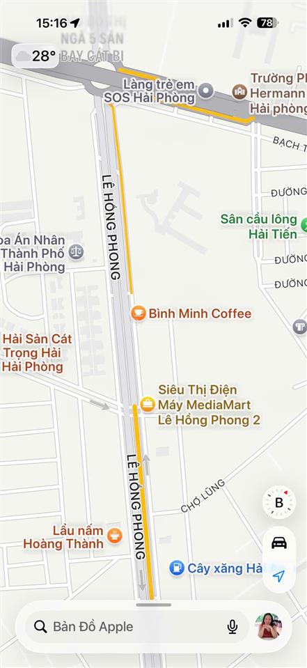 Bán mảnh đất lô góc mặt đường lê hồng phong hải phòng 0936 911 ***