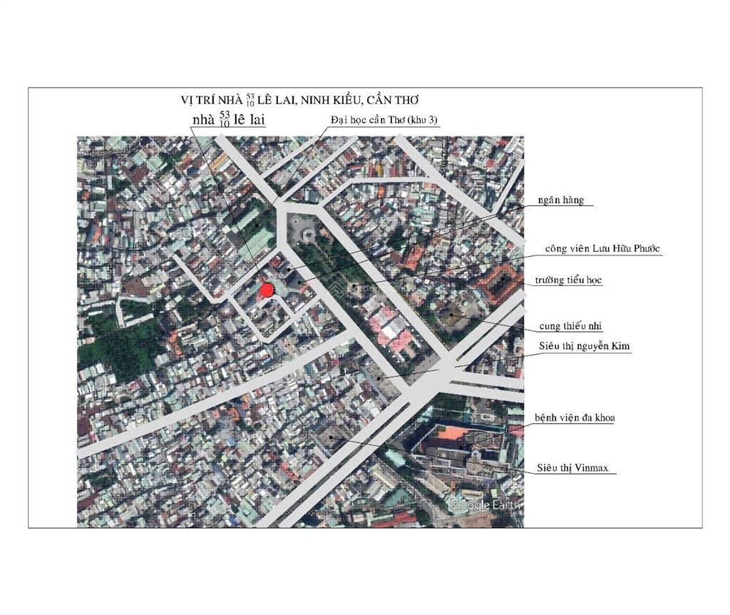 Nhà biệt thự 9,8x19 =179,4m2 cạnh công viên trung tâm thành phố lưu hữu phước 3 tầng hướng đông nam