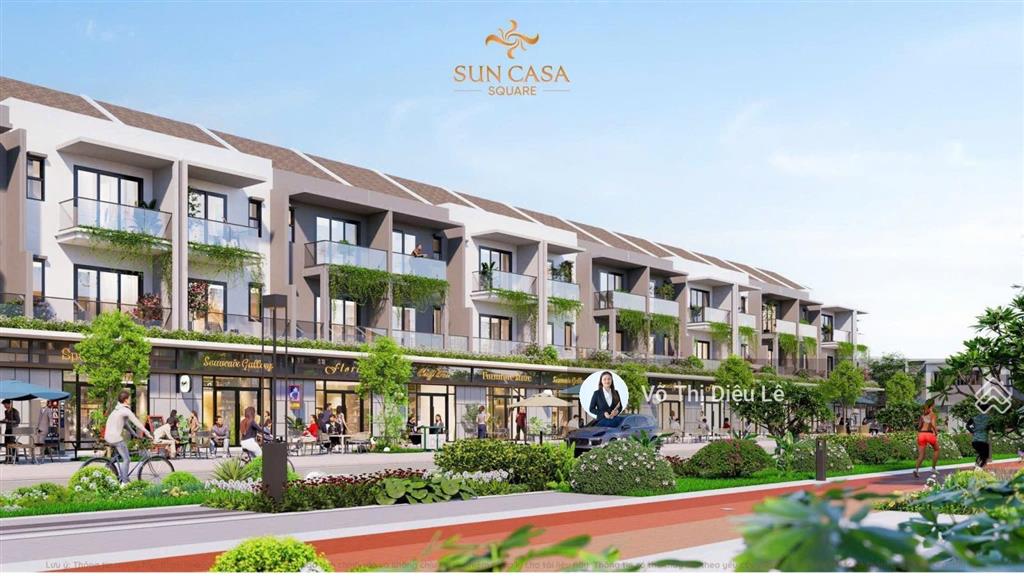 Bán shophouse đẹp tại sun casa square, 3,6 tỷ, 100m2, view đẹp