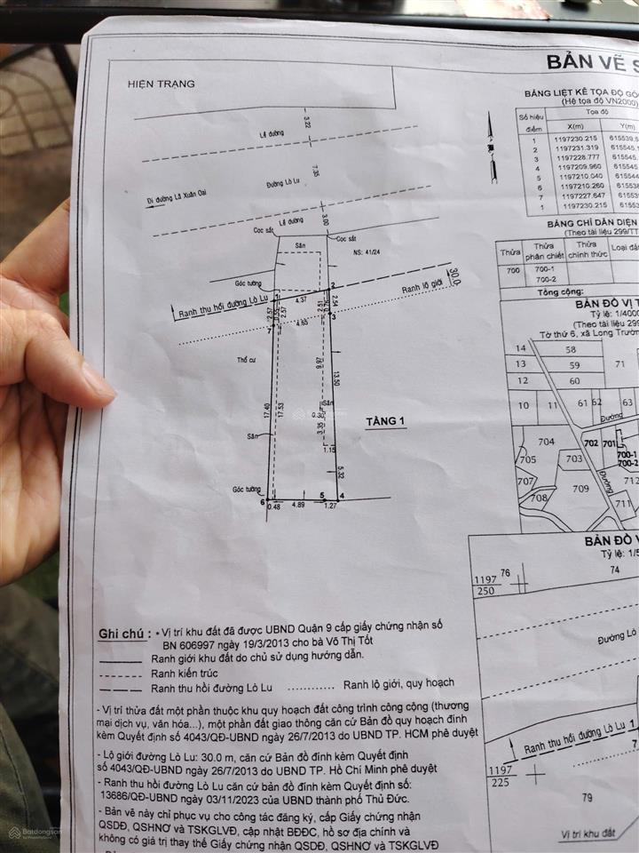 Đất mặt tiền lò lu ngay ngã ba lã xuân oai kinh doanh cho thuê sầm uất nhanh mới kịp
