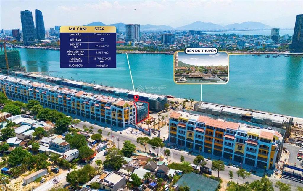 Căn góc sonata hướng sông ngay trục chính dự án, thích hợp cho thuê, kinh doanh, buôn bán. ck 11%