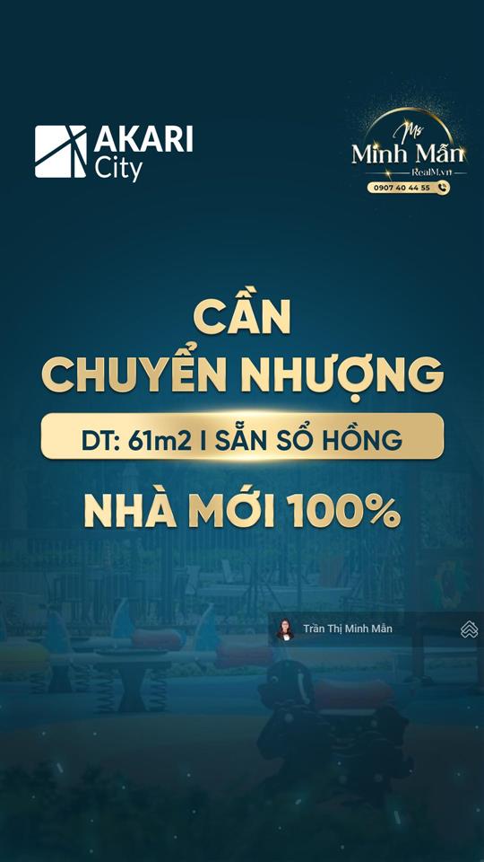 Bán căn hộ dưới 4 tỷ bình tân, akari city nam long võ văn kiệt, sổ hồng riêng, nhà mới bàn giao