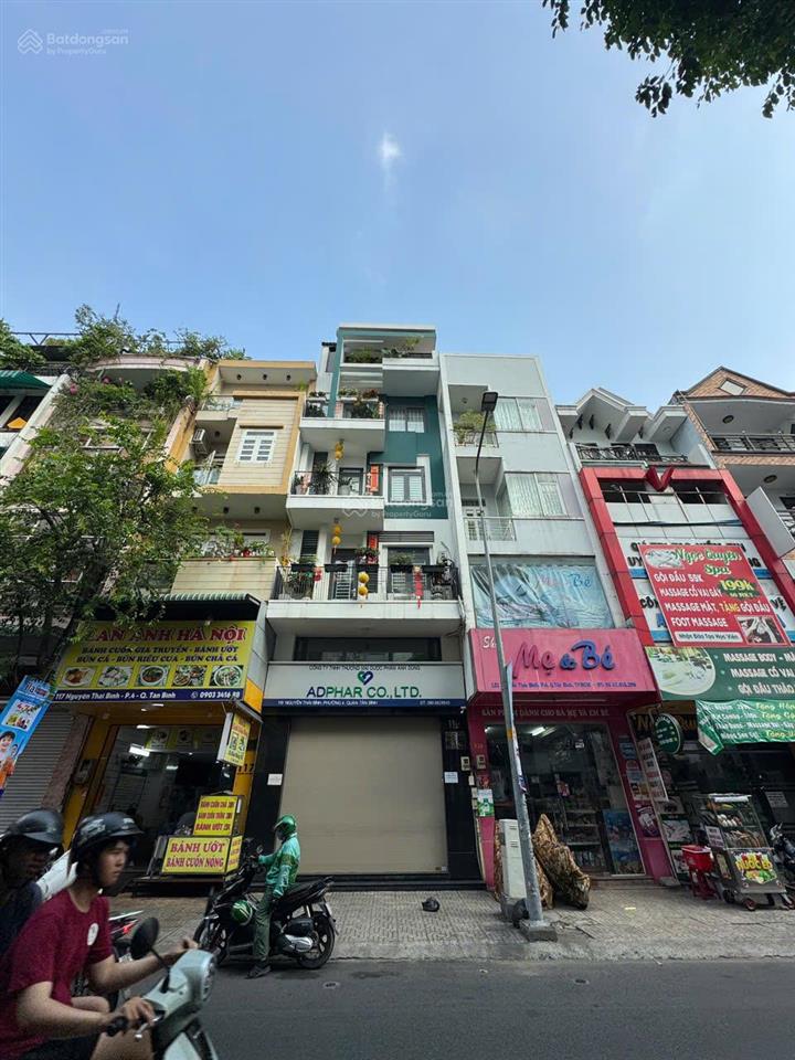 Hạ giá bán gấp 16,9 tỷ! mt nguyễn thái bình. dt 5m x 16m. 5 tầng thang máy. nhà mới