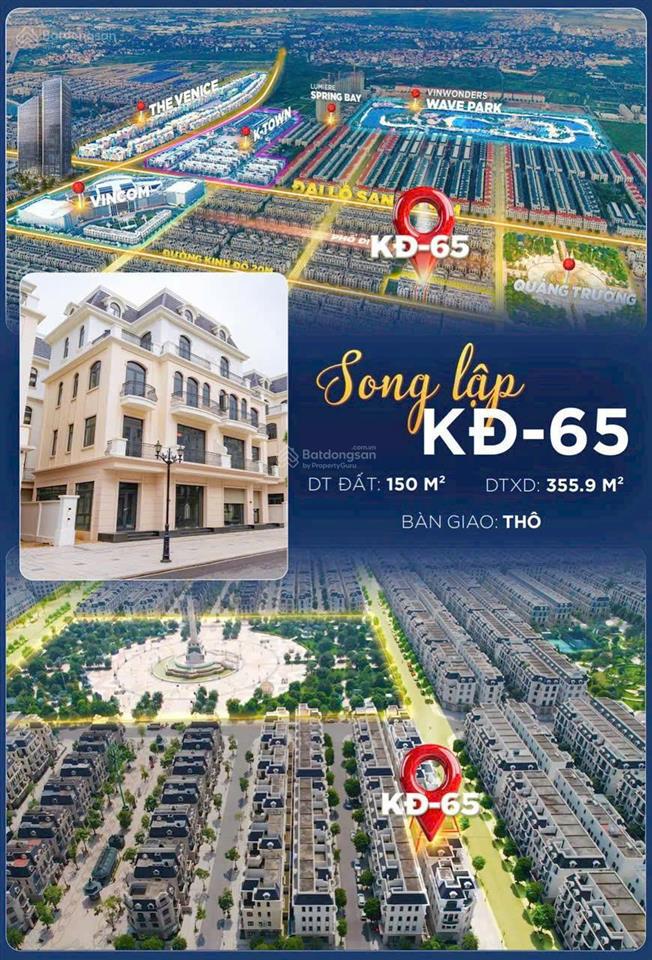 Hàng hiếm trung tâm ocp2 song lập mặt đại lộ, vị trí vàng, biên độ tăng giá lớn