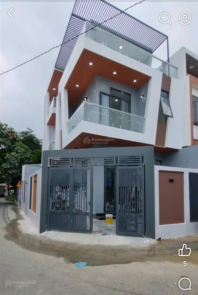 Chỉ 4 tỷ 950 triệu nhà 1 trệt 2 lầu hiệp thành nhánh đường phạm ngọc thạch
