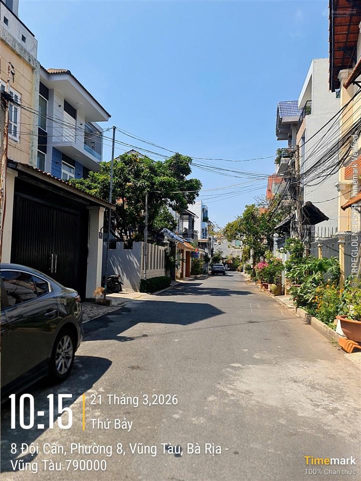 Chủ gửi bán đất hẻm ô tô tránh nhau gần biển 800m đường đội cấn, p8, vũng tàu, 116m2 giá 8.65 tỷ tl