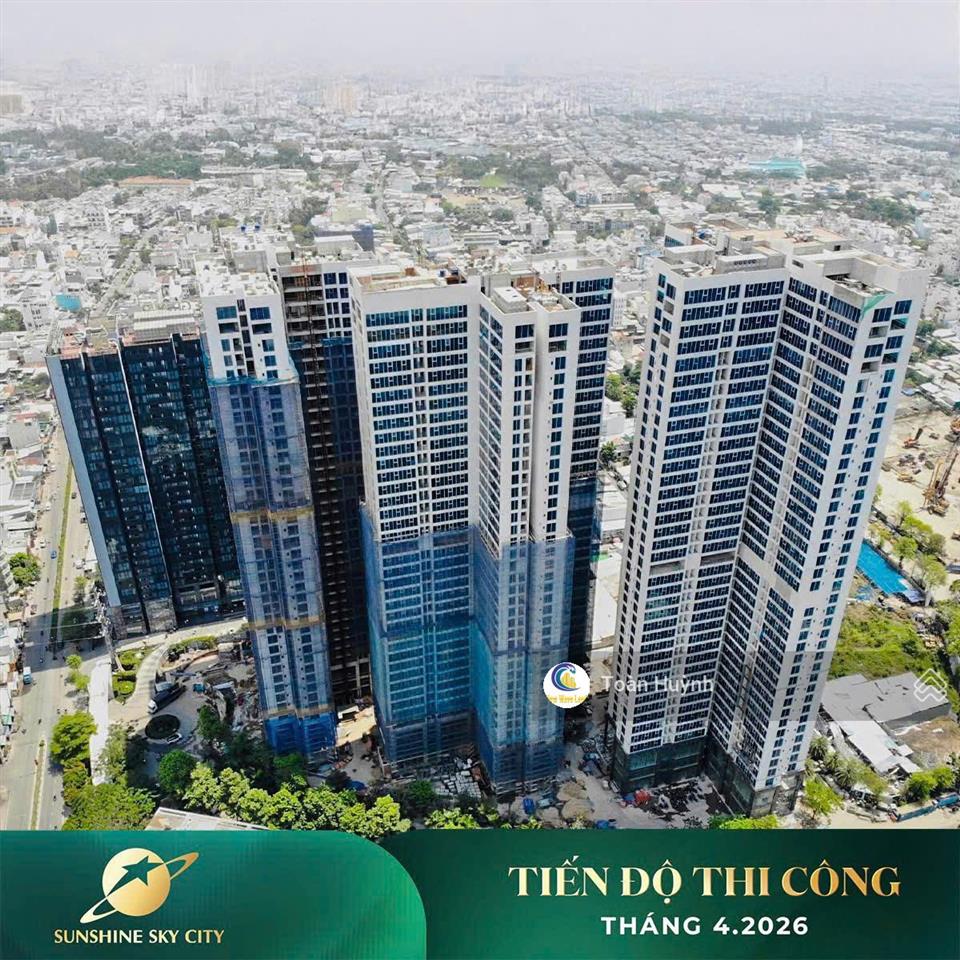 Bán căn hộ 2pn sunshine sky city quận 7, 78m2, view phú mỹ hưng, giá 6.5 tỷ
