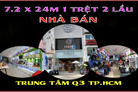 Top nhà vị trí đẹp 7,2m x 24m, 1 trệt, 3 lầu, Hai Bà Trưng, quận 3, thành phố Hồ Chí Minh