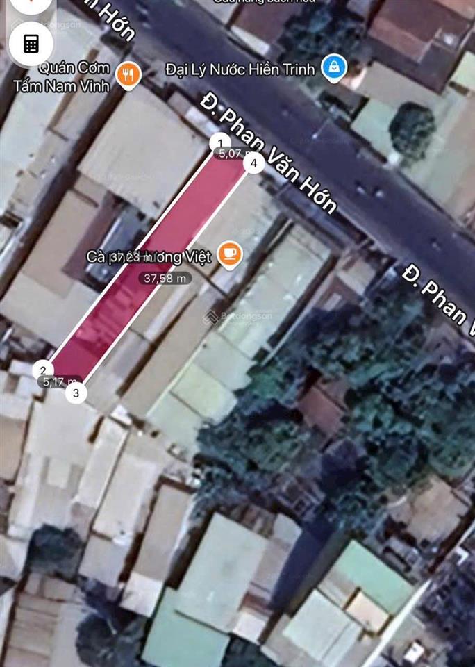 Bán nhà 5x35m mặt tiền phan văn hớn, giá 10,5 tỷ bà điểm hóc môn