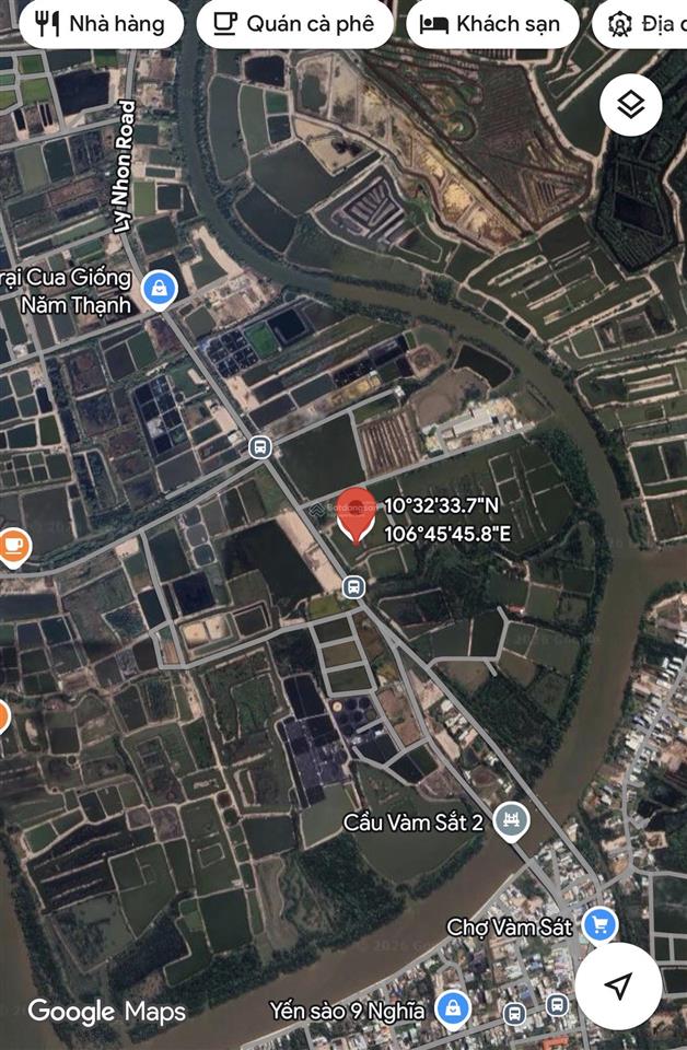 Bán gấp đất mặt tiền lý nhơn, xã lý nhơn cũ dt 83.000m2 (~ 8,3 ha) sổ hồng 180 tỷ