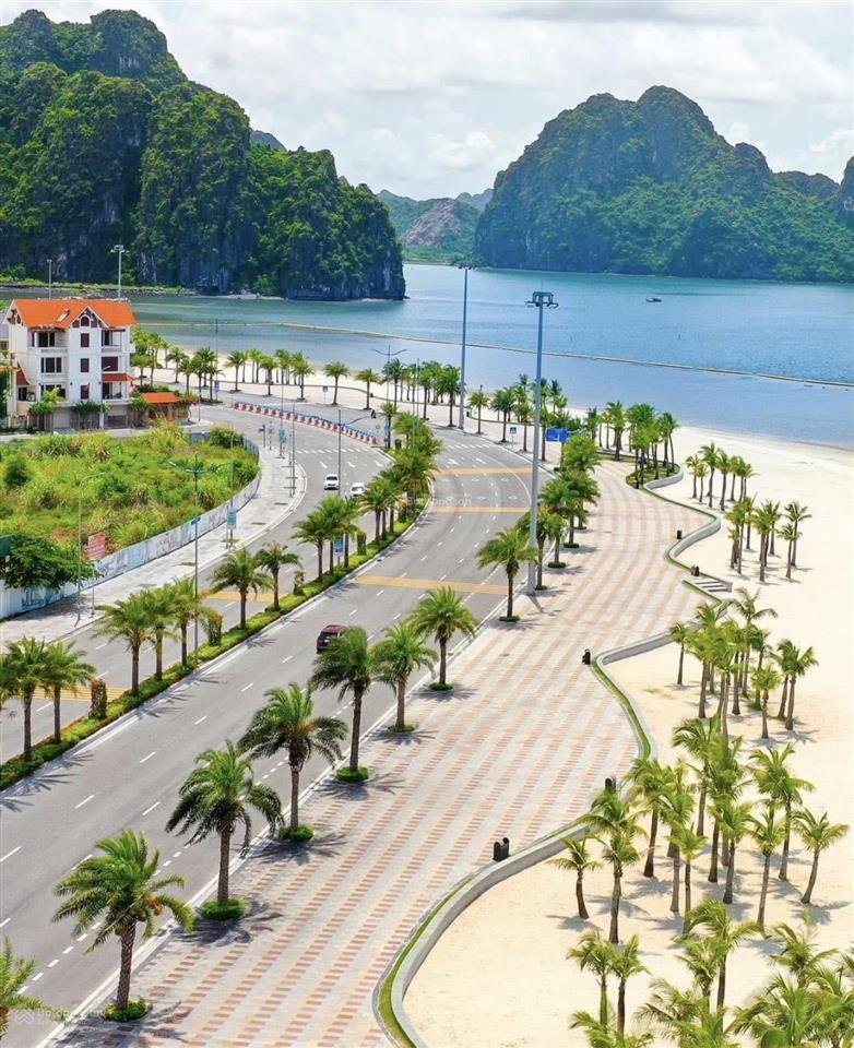 Em bán đất mặt đường bao biển cột 8, đối diện bãi tắm, dt 312m2, mt 12m hướng đn, giá 300tr/m2