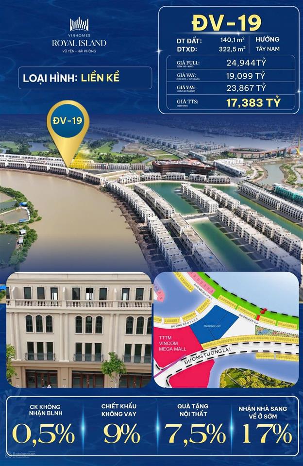 Liền kề đv 19 đảo vua vũ yên vị trí đẹp view sông còn sót lại