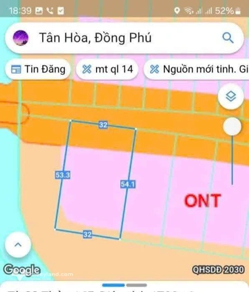 Bán gấp nhà mặt tiền đường DH, Tân Hòa - Tân Lợi, Đồng Phú, Bình Phước, gần KCN, 4.85 tỷ