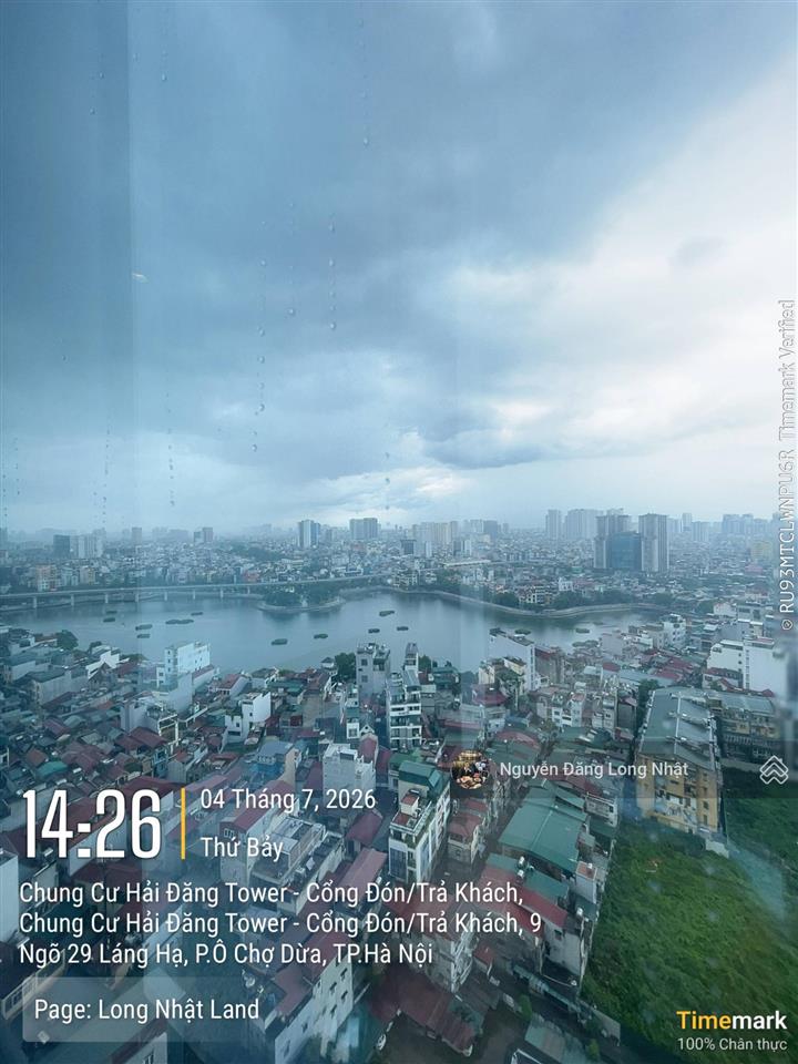 Bán gấp căn hộ hoa hậu view hồ tại the nelson ngõ 29 láng hạ, diện tích 83m2 giá tốt chỉ 16 tỷ