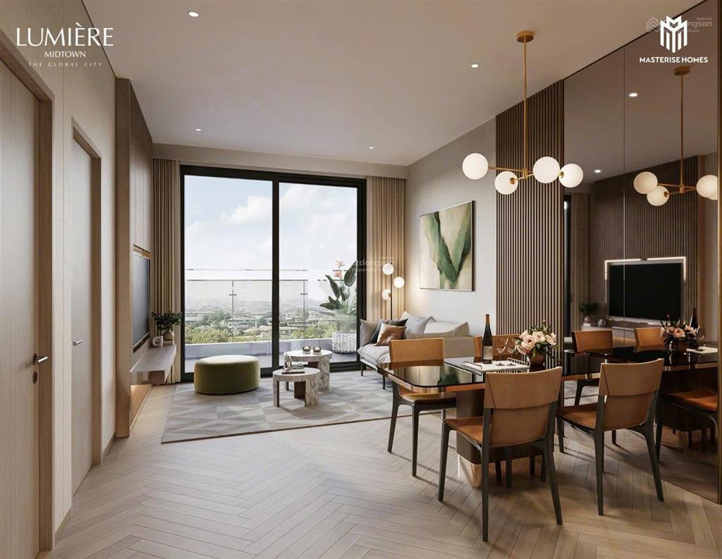 Cc bán lumiere midtown 1pn1wc 55m2 8.190 tỷ, view trung tâm thương mại, hỗ trợ vay lên đến 70%