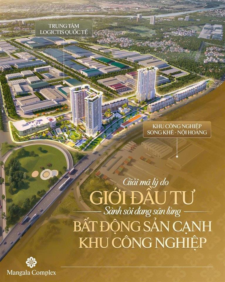 Ra mắt dự án chung cư mangala complex căn hộ 2 phòng ngủ 2wc trung tâm lõi công nghiệp