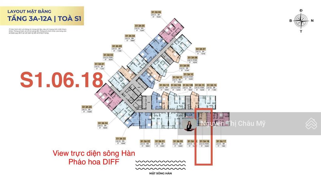 Bán cc tại sun symphony residence căn stu trực diện sông hàn trục hiếm tầng trung châu mỹ