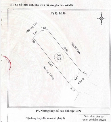 Nhà hẻm rộng rãi, giá mềm mại - Chỉ 1.5 tỷ