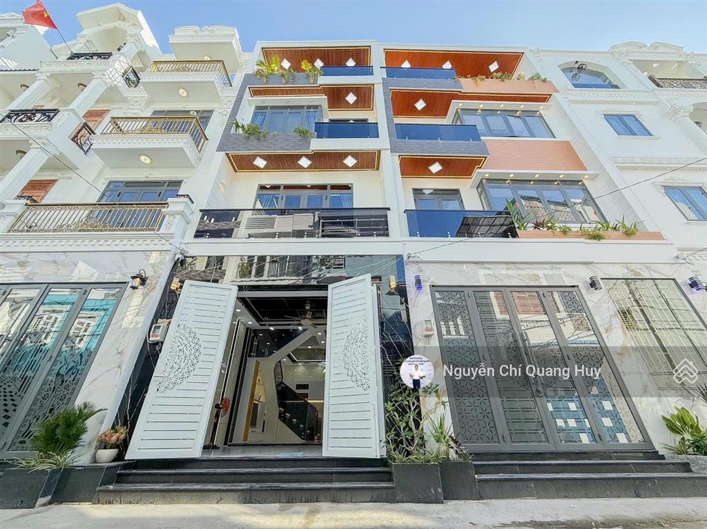 Nhà phố xây dựng mới, mặt tiền đường rộng 8m nguyễn thị hương 4,7m x 12m sổ hồng giá 7,5 tỷ