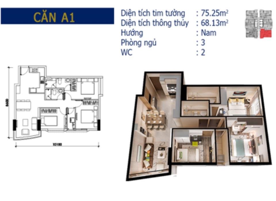 Bán căn hộ giá tốt tại summer square, giá chỉ 3,8 tỷ, 78m2, 2pn, 2wc sổ hồng. 0938 910 *** thảo