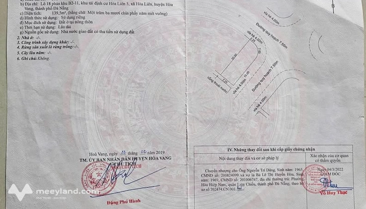 Bán đất góc đẹp, mặt tiền đường Hòa Liên 5, Đà Nẵng - 139.5m2