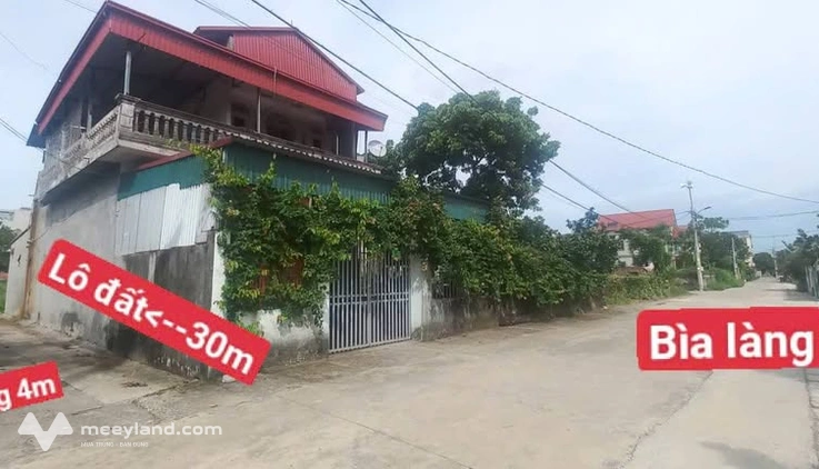 Bán đất 66m2 đường thông Quang Minh, Mê Linh, Hà Nội, mặt tiền 4,97m nở hậu