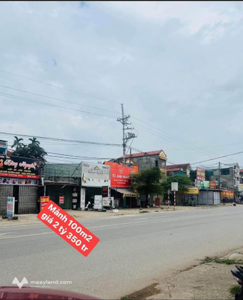 Đất 100m² mặt tiền 6m, đường 12m, giá 2,35 tỷ, sổ đỏ sẵn sàng