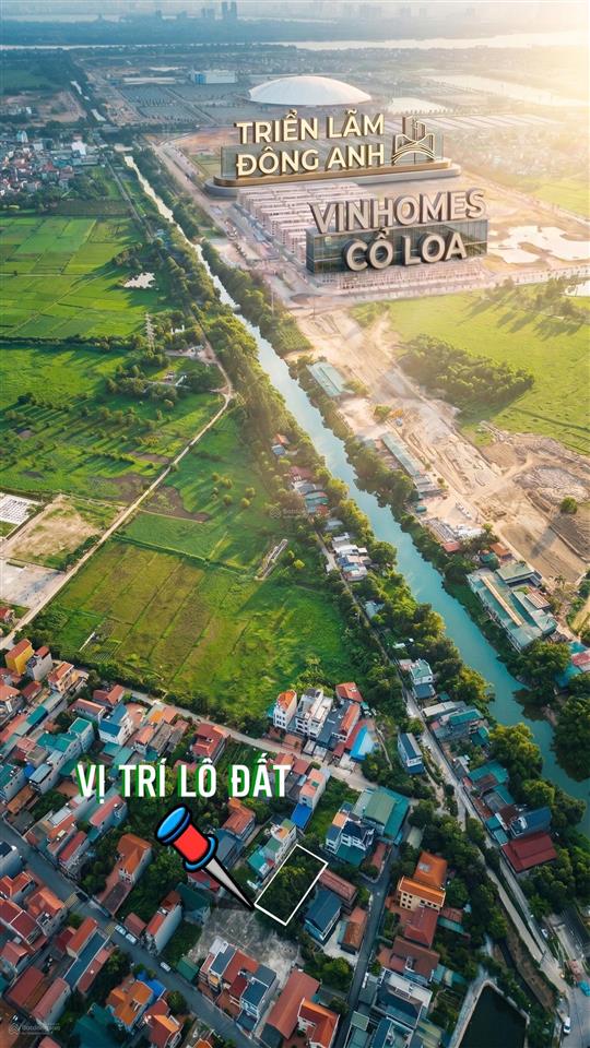 432m2 đất full thổ cư tại đông anh, cách vin cổ loa 2km thanh lý siêu hời