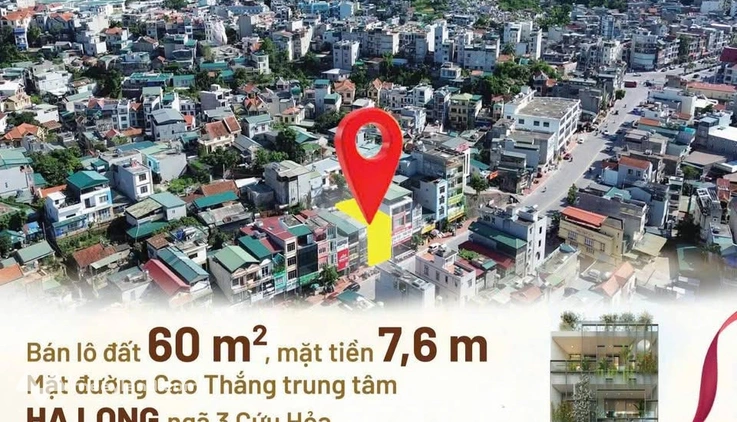 Mảnh đất vàng tọa lạc trên mặt đường Cao Thắng sầm uất, thuộc tỉnh Quảng Ninh