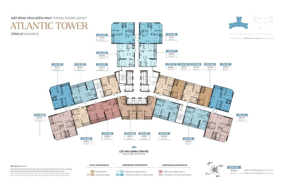 Căn studio toà y4y5 the continental & the cosmopolitan m1m2m3 imperia mik cổ loa giá 3,3 tỷ