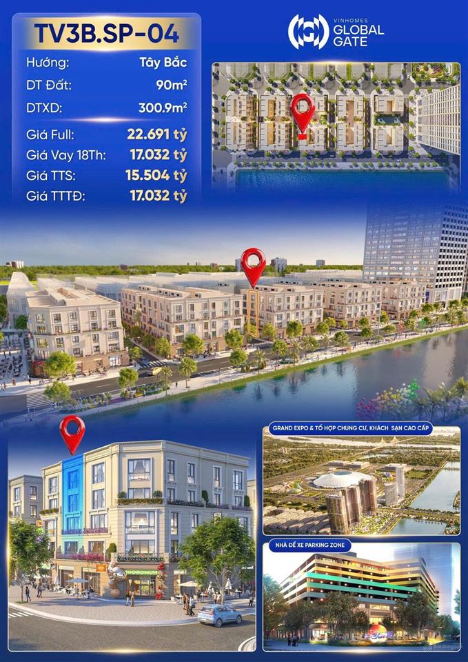 Shophouse 90m vin cổ loa từ 1014 tỷ
