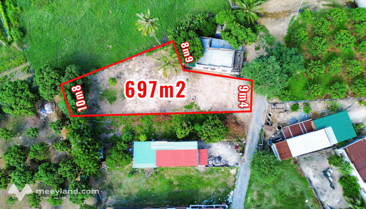 Mảnh đất Cam Lâm diện tích rộng rãi 697m2
