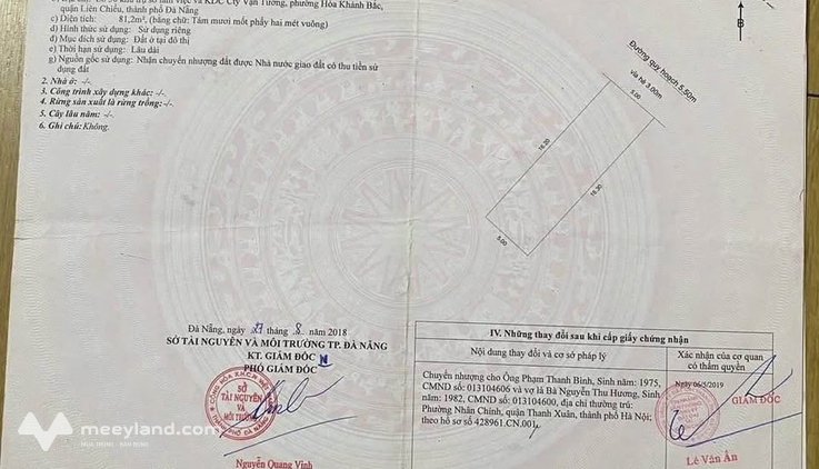Cơ hội sở hữu lô đất biển tuyệt đẹp tại đường Lê Văn Miến, Đà Nẵng