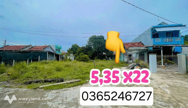 Bán gấp lô đất 118m2, sổ nông nghiệp, gần Nguyễn Tất Thành, Phú Yên