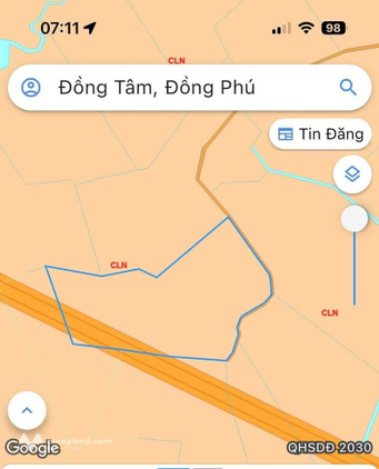 Cơ hội sở hữu ngay 2 hecta đất điều tươi tốt, với hơn 100m mặt tiền đường lớn