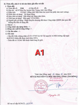 Đất thổ cư hai mặt tiền đường nhựa 5m, gần đường Lê Hồng Phong, Đức Trọng, Lâm Đồng