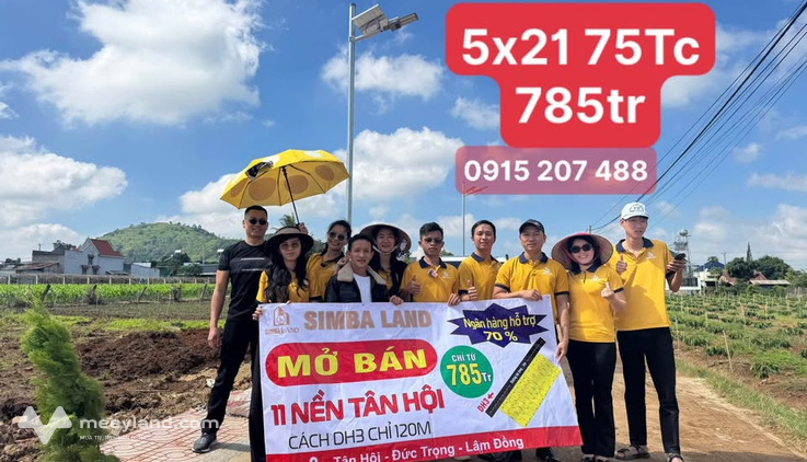 Đất thổ cư trung tâm Tân Phú, diện tích 75m2, đường 5m, giá 785 triệu